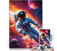 Fluttuando nello spazio Puzzle 1000 pezzi per adolescenti Giocattoli che creano dipendenza e sfidano l'intelligenza del cervello Migliorare l'amore tra le coppie 38x26cm