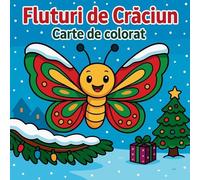 Fluturi de Cr¿ciun - Carte de colorat