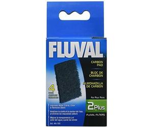 Fluval 2 "PLUS Carbon Pad (4pcs)