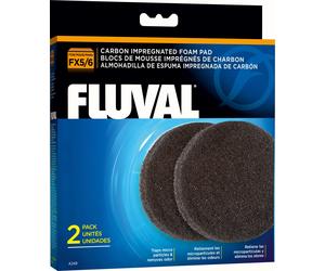 Fluval Spugne Filtranti/Carbone FX5/6 - Confezione da 2 - 2 pezzi