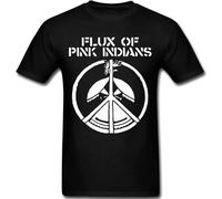 Flux of Pink Indians T Shirt Band Hardcore Punk Rock Anarcho Black