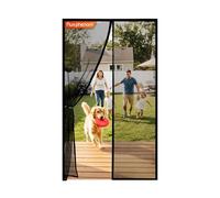 Flux Phenom Zanzariera Magnetica per Porta Finestra - 140x240 cm Rete Trasparente a Trama Fine, Kit di Facile Installazione per Uso in Due Stagioni, Resistente ai Graffi degli Animali e Anti-Insetti