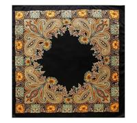 Fluxioxtna Bandana alla moda con motivo di anacardi per donne e uomini, unisex, copertura per capelli da pirata, comfort per il sonno, accessorio per eventi all'aperto, bandana sciarpa, Nero , Taglia