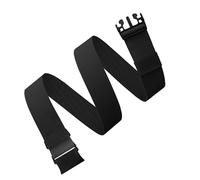 Fluxioxtna Cintura elastica traspirante per militari da uomo, pantaloni elasticizzati per attività quotidiane, cintura in vita di tipo pesante, Nero , Taglia unica