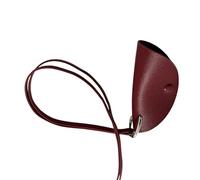 Fluxioxtna Elegante borsa portachiavi in pelle con collana unica in pelle PU portachiavi con catena per viaggi organizzati