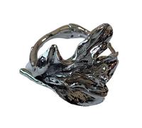 Fluxioxtna Elegante Tulipani Stili Smaltato Del Braccialetto Della Lega Dei Monili Artigianati Portatile Disegni Decorazione Per I Regali Dare, Misura unica, come descritto