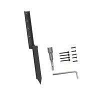 Fluxioxtna Kit di riparazione per pali di recinzione spessi resistenti Pali in acciaio Picchetti di ancoraggio per la riparazione di pali in legno di rottura rinforzo recinzione in legno