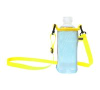 Fluxioxtna Maniche ergonomiche a rete con tracolla Borsa a tracolla per sport escursionismo Contenitore per bevande Accessori sportivi Tracolla regolabile Porta bevande, Set di tazze blu gialle