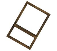 Fluxioxtna Scaffale da parete in legno migliora lo stoccaggio di legno facile dell'installazione degli scaffali della parete della decorazione domestica
