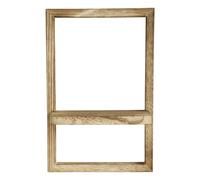 Fluxioxtna Scaffale da parete in legno migliora lo stoccaggio di legno facile dell'installazione degli scaffali della parete della decorazione domestica