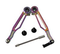 Fluxioxtna Set di freni a V di precisione per mountain bike da 24/26 pollici, struttura in lega scavata, sistema frenante a braccio lungo, facile da montare, freni a V a braccio lungo, per mountain