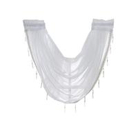 Fluxioxtna Tende moderne in voile trasparente con accento argento Diffusioni di luce per la privacy Protezione dello spazio soggiorno Aggiornamenti Pannelli per finestre trasparenti per soggiorno