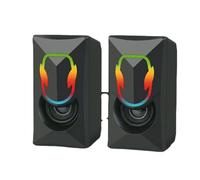 Fluxioxtna USB 3.5mm Porta Desktop Stereoed Suono Musica RGB Luce Gioco Altoparlante Suono Per PC Computer Laptop