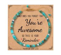 Flvkev Braccialetti ispiratori per le donne braccialetti in pietra naturale Sorella Piccoli regali Guarisci presto Regali per le donne Migliori Amici Insegnante Apprezzamento Regali di compleanno
