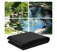 Flwexquisite Telo Laghetto 1x7m/3.28x22.97ft,Impermeabile,Resistente agli Strappi,Resistente ai Raggi UV,Realizzato in Materiale HDPE Ecologico da 0,12 mm,Adatto a Tutte Le Stagioni