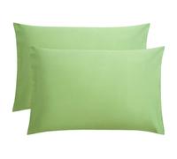 FLXXIE Microfiber Pillow Cases Queen Size Set of 2 Soft Pillowcases with Envelope Closure Wrinkle Resistant Pillow Covers 20x30 Sage Green