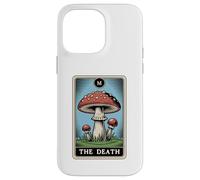Fly Agaric Amanita Muscaria Fungo La Morte Tarocchi Carta Custodia per iPhone 14 Pro Max
