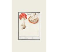 ‘Fly agaric, Amanita muscaria’ Paperback 6x9 Inch Matte Journal, 150 Lined White Pages: Artwork by Anselmus Boëtius de Boodt (1596-1610)