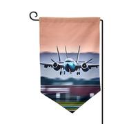 Fly Airplane Print Welcome Yard Flags Outdoor Decor All Weather Garden Patio Flag 30,5 x 45,7 cm diverse forme