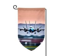 Fly Airplane Print Welcome Yard Flags Outdoor Decor All Weather Garden Patio Flag 30,5 x 45,7 cm diverse forme