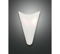 Fly applique in vetro forma cono bianco [EEK: A]