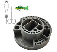Fly Binding Tool Kits Desktop Organizer | Scaffalatura per uomini, pescatori, principianti e pescatori | Amagogo portatile, salvaspazio, pratico supporto per aeromobili per legami mosche