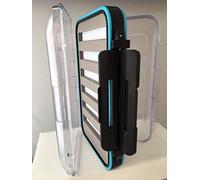 Fly Box ad alta capacità - Scatola da pesca impermeabile a doppia faccia trasparente e impermeabile