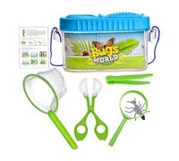 Fly Catcher for Kids, Fly Collection Kit with Transparent Cage, PP Built-in Viewer and Magnifier, Educational Tool for Outdoor Fun, Ideal for Camping, Backyard, Beach, and Classroom