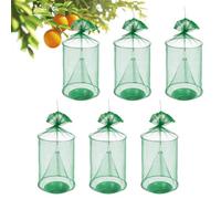 Fly Catcher Outdoor, Reusable Horse Traps, Adorable Orchards Fly Controls, Compact Folding Flying Catchers for Garden Patio Orchard Camping Animal Control, 9.45x12.99 inches