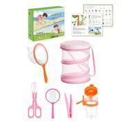 Fly Catcher Set - Strumenti di esplorazione della Natura per Bambini, Kit di osservatori Portatili Bee Net, Giochi per attività all'aperto, Giocattolo per l'apprendimento precoce, per Ragazze |