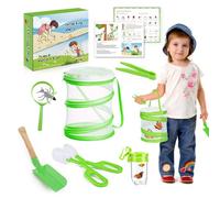 Fly Catcher Set - Strumenti Per Esplorazione Della Natura Per Bambini | Kit Observer Netto Per Bee Portatile | Giochione Per Appressione Per Il Pachetto Per Giorni Per Ragazzi Per Ragazzo | Attrezzatu
