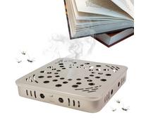 Fly Coil Holder, Iron Stand, Portable Square Burner Base,5.24x0.91 Inches, Control Accessory for Bedroom Garden Porch Patio Camping Balcony Living Room Family Use