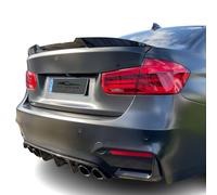 FLY DESIGN Spoiler posteriore adatto per BMW Serie 3 F30 Limo, ala posteriore in plastica ABS con ABE