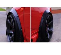 FLY DESIGN Tuning 2x Profili Passaruota Parafanghi Saab 9-3 Nero