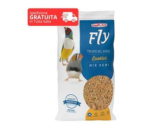 Fly Esotici 5 kg Mangime Uccelli Tropicali Panico Miglio rosso Scagliola Niger