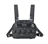 Fly Fishing Chest Pack, Running Vest Bag, Lightweight Tackle Storage System, Adjustable Breathable Outdoor Vest for Hunting, Cycling, Hiking, Workouts, 8.66x5.51x3.54 Inches