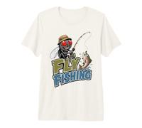 Fly Fishing Fisherman Pun Dad Joke Maglietta Premium
