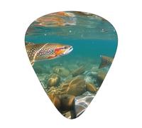 Fly Fishing Guitar Picks Gift Set - Plettri lisci e durevoli per chitarra acustica, elettrica e basso, regalo perfetto per gli amanti della chitarra e musicisti