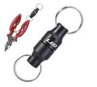 Fly Fishing Retractor | Supporto per l'uso del pescatore, Clearance - Per il Retrattore di con carabino, supporto magnetico in lega, attrezzatura per la a mosca