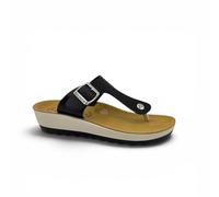 Fly Flot 42H592C Ciabatta Infradito Donna Plantare in Pelle Nero 37