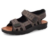Fly Flot Alberobello, Sandali Uomo Stretch in Microfibra, con Strappo Regolabile, Sottopiede Anti-Shock Imbottito in Pelle, Testa di Moro, 43 EU