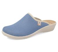 Fly Flot Anoia, Ciabatte Donna in Rete Elastica Traspirante Fresh, Sottopiede Imbottito in Pelle, Azzurro, 38, Sandali EU