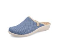 Fly Flot Anoia, Ciabatte Donna in Rete Elastica Traspirante Fresh, Sottopiede Imbottito in Pelle, Azzurro, 37, Sandali EU