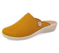 Fly Flot Anoia, Ciabatte Donna in Rete Elastica Traspirante Fresh, Sottopiede Imbottito in Pelle, Giallo, 36, Sandali EU