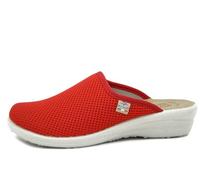 Fly Flot Anoia, Ciabatte Donna in Rete Elastica Traspirante Fresh, Sottopiede Imbottito in Pelle, Rosso, 37, Sandali EU