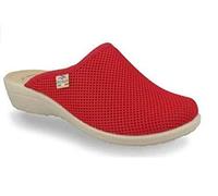 Fly Flot Anoia, Ciabatte Donna in Rete Elastica Traspirante Fresh, Sottopiede Imbottito in Pelle, Rosso, 37, Sandali EU