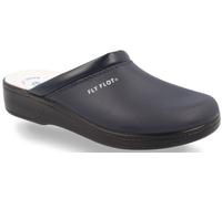 FLY FLOT ar 28093 BLU Ciabatte Zoccoli Uomo Vera Pelle Made in Italy antiscivolo