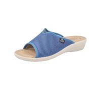 Fly Flot Atella, Ciabatte Donna in Rete Elastica Aperte, Sottopiede Imbottito in Pelle, Sandali, Avio, 39 EU