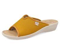 Fly Flot Atella, Ciabatte Donna in Rete Elastica Aperte, Sottopiede Imbottito in Pelle, Sandali, Giallo, 40 EU