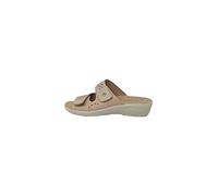 Fly Flot Bellona, Pantofole Donna in Microfibra Elasticizzata, con Strappo Regolabile, Sottopiede Antishock, Sandali, Beige, 39 EU